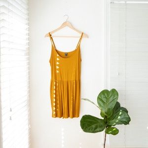 Wild Fable Mustard Ribbed Romper